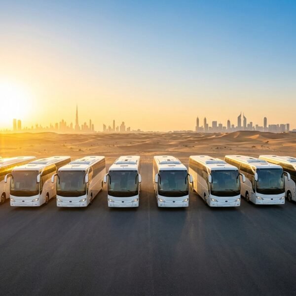 Passenger buses parked on road 20260925022514 600x600