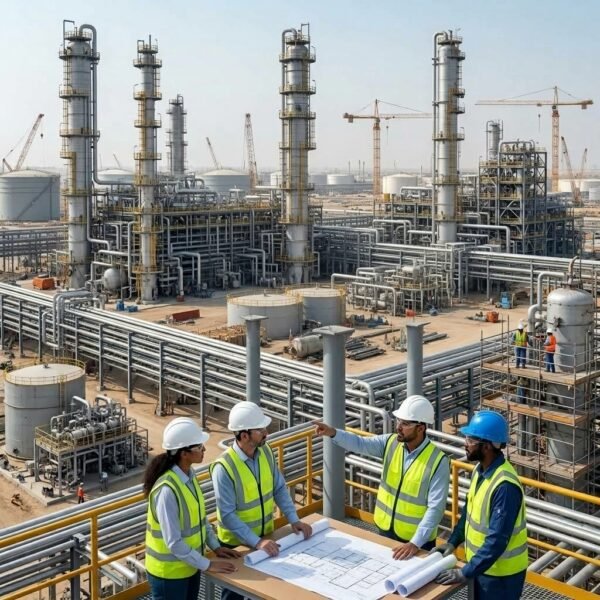 Workers at refinery construction… 20260929202818 600x600