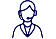 Call center girl icon 2